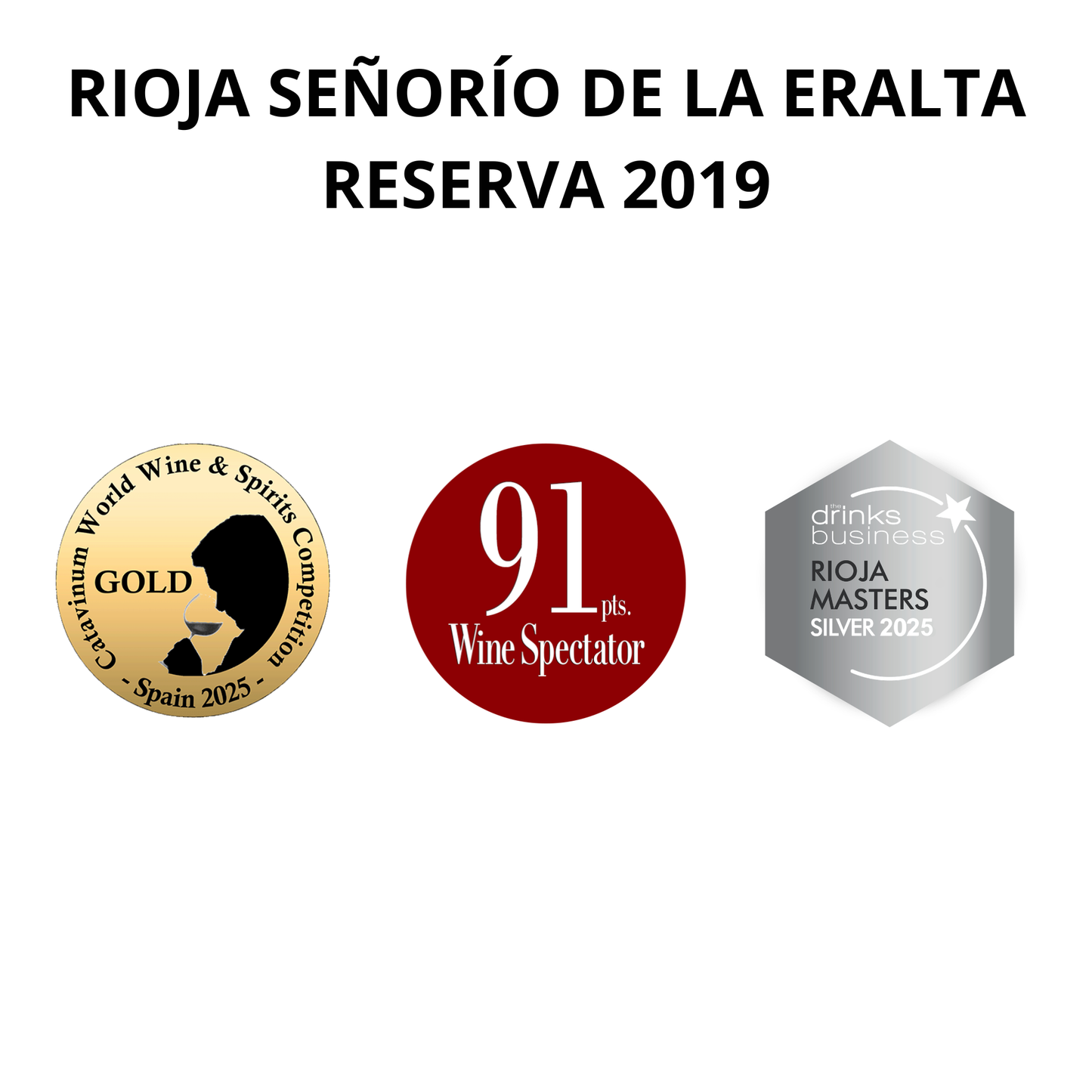 Reserva Tinto Rioja 2019 "Señorío de La Eralta" - Lote 6 x Bot. 0,75L