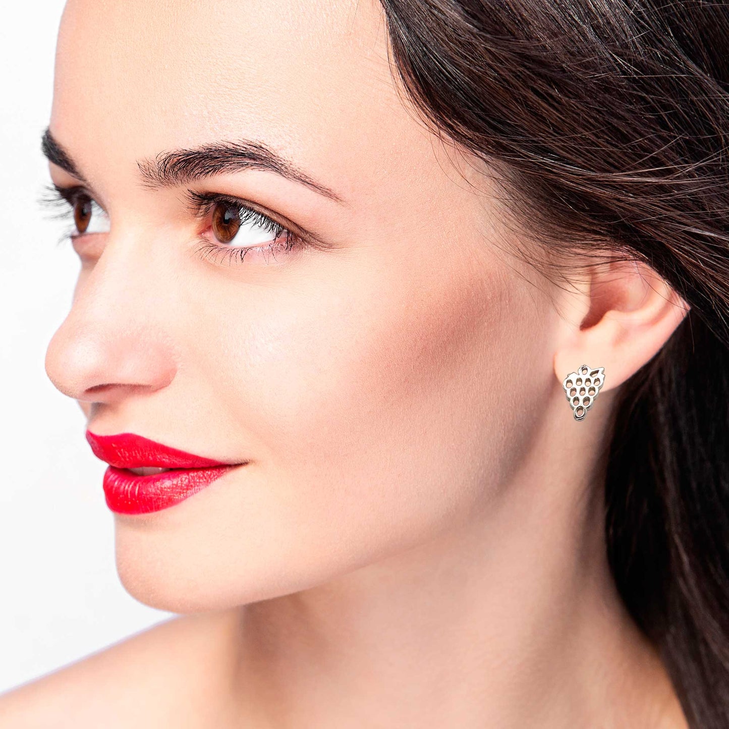 Pendientes "Racimo" en Plata de Ley 925