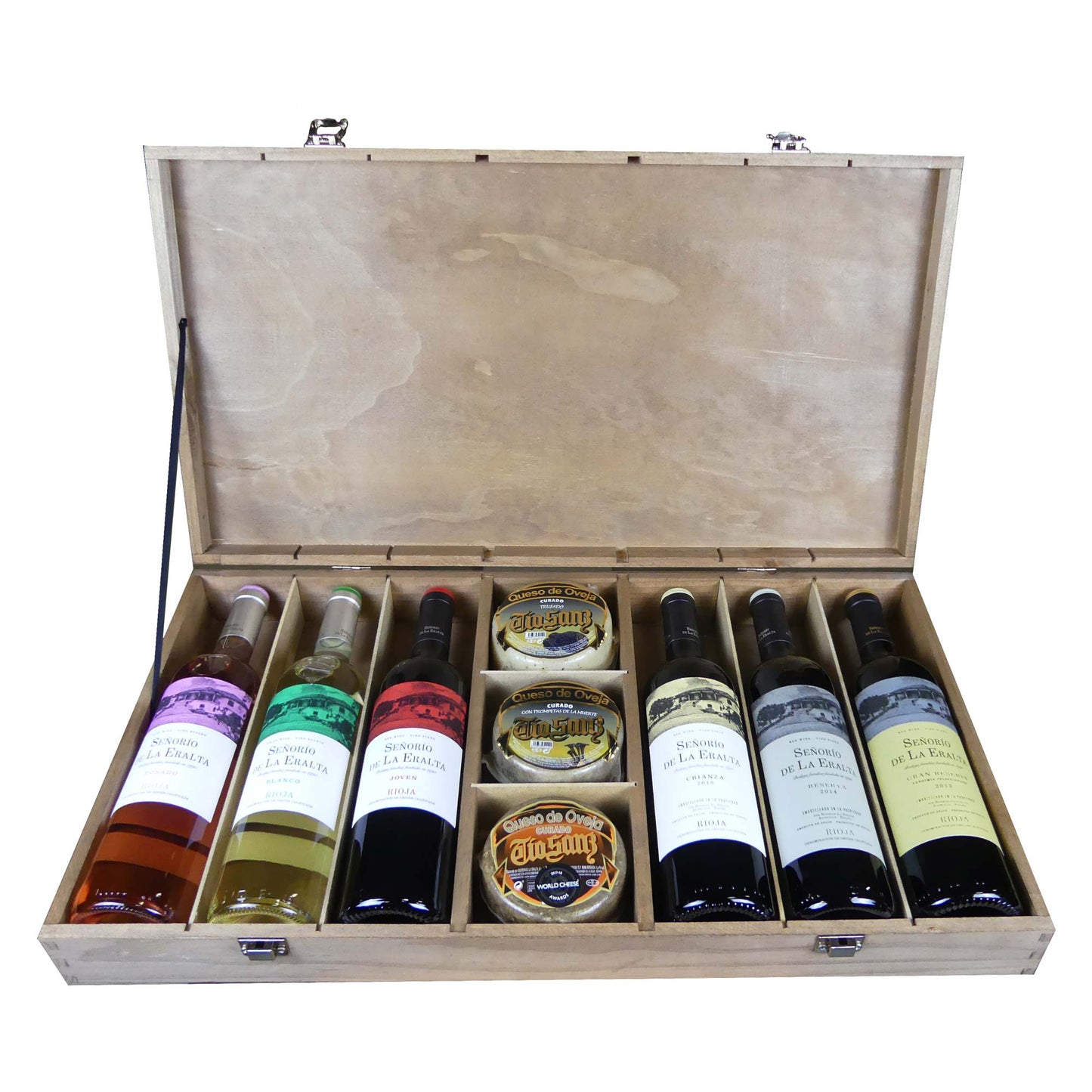 Cofre colección RIOJA con "Fantasías del queso"