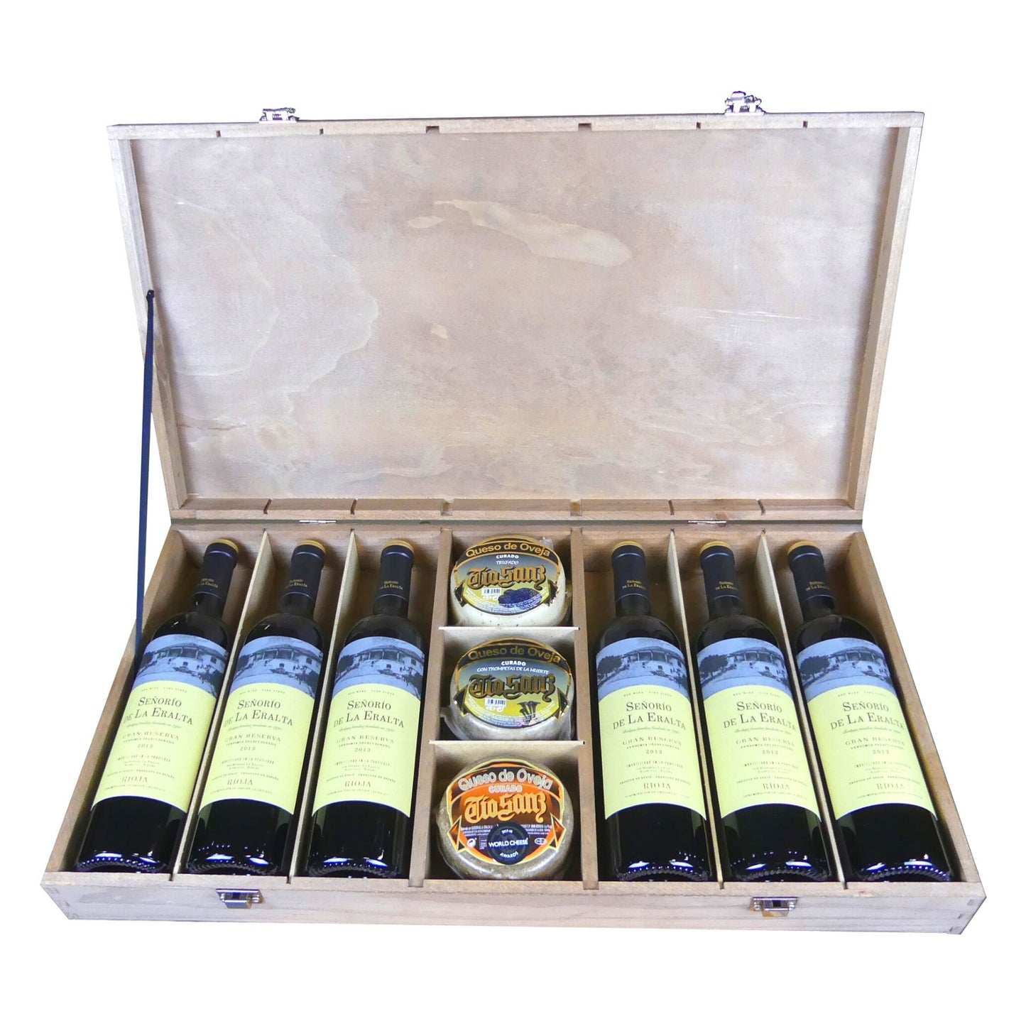 Cofre Gran Reserva RIOJA con "Fantasías del queso"