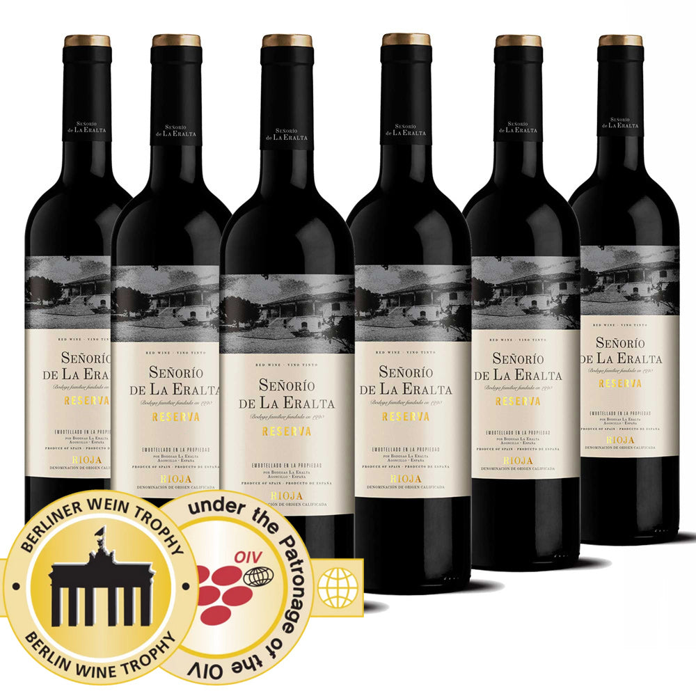 Vino Reserva Rioja Tinto 2018-Lote 6 x Bot. 0,75L "Señorío de La Eralta"