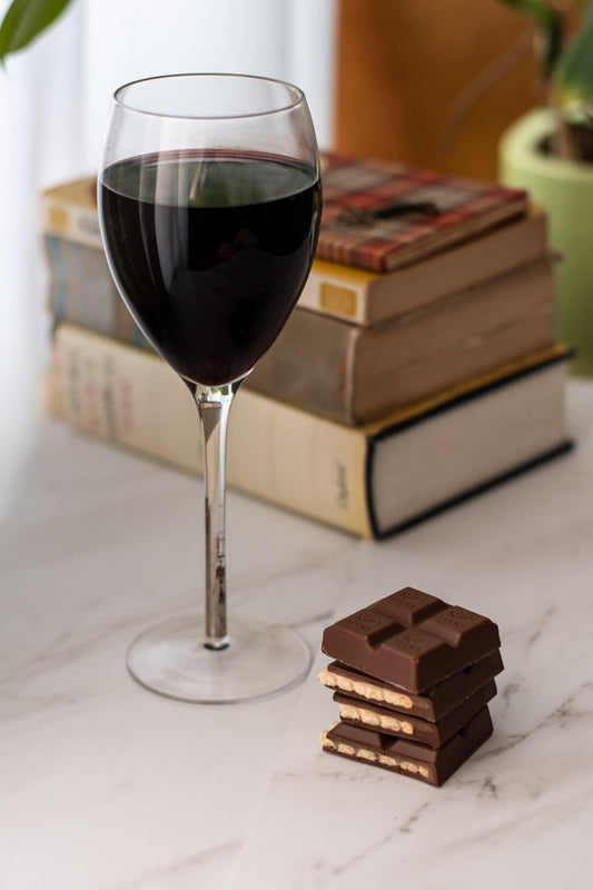 El maridaje del vino y el chocolate