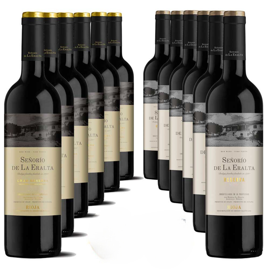 Lote VIP 6 Gran Reserva 2016+ 6 Reserva RIOJA 2018 "Señorío de La Eralta"