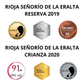 Megalote Gran Reserva RIOJA "Señorío de La Eralta" con Barrica