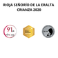 Crianza Tinto Rioja 2020 "Señorío de La Eralta" - Lote 6 x Bot. 0,75L