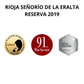 Reserva Tinto Rioja 2019 "Señorío de La Eralta" - Lote 6 x Bot. 0,75L