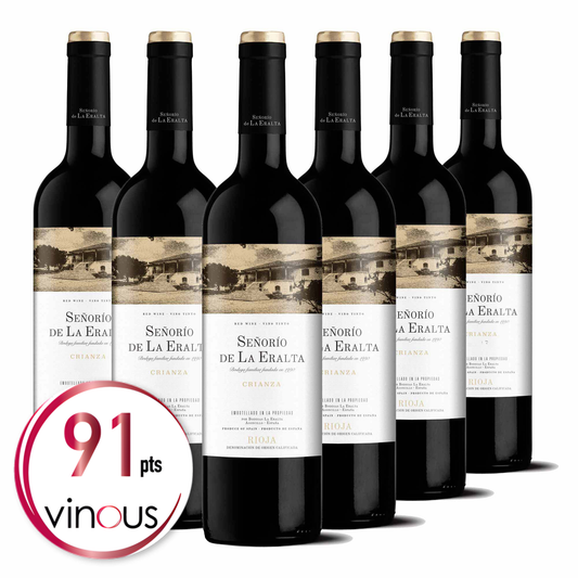 Crianza Tinto Rioja 2020 "Señorío de La Eralta" - Lote 6 x Bot. 0,75L