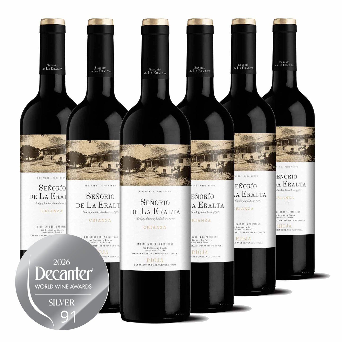 Crianza Tinto Rioja 2022 "Señorío de La Eralta" - Lote 6 x Bot. 0,75L